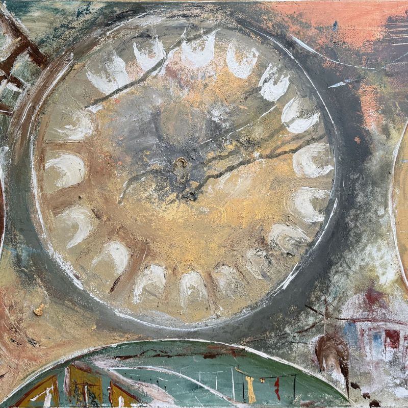 The Soul Kitchen, 2022, acrylic on canvas, 23.6 × 31.5 in